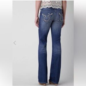 Big Star Vintage Women's Medium Blue Boot Cut Low Rise Jeans